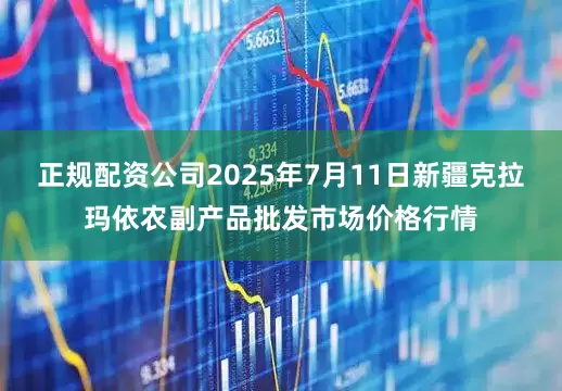 正规配资公司2025年7月11日新疆克拉玛依农副产品批发市场价格行情